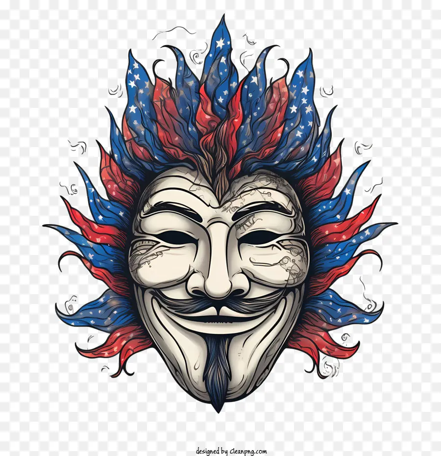 Guy Fawkes，หน้ากาก PNG