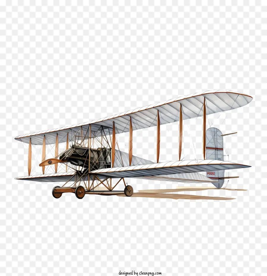 วันพี่น้องไรท์，Biplane วินเทจ PNG