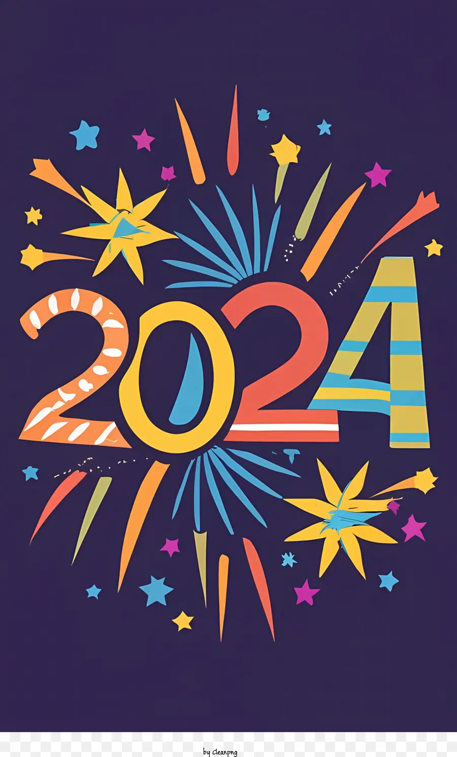 2024 สวัสดีปีใหม่，2024 PNG