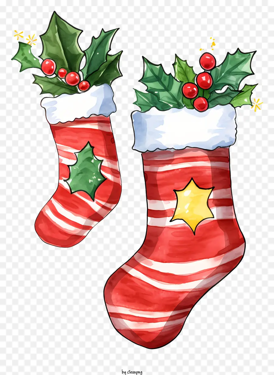 คริสมาสต์ถุงเท้า，เทศกาลเช่ถุงเท้า PNG