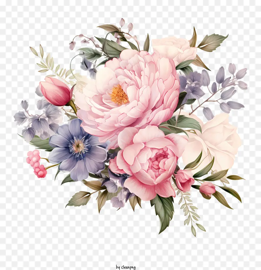 การออกแบบคำเชิญดอกไม้แต่งงาน，ดอกไม้ PNG