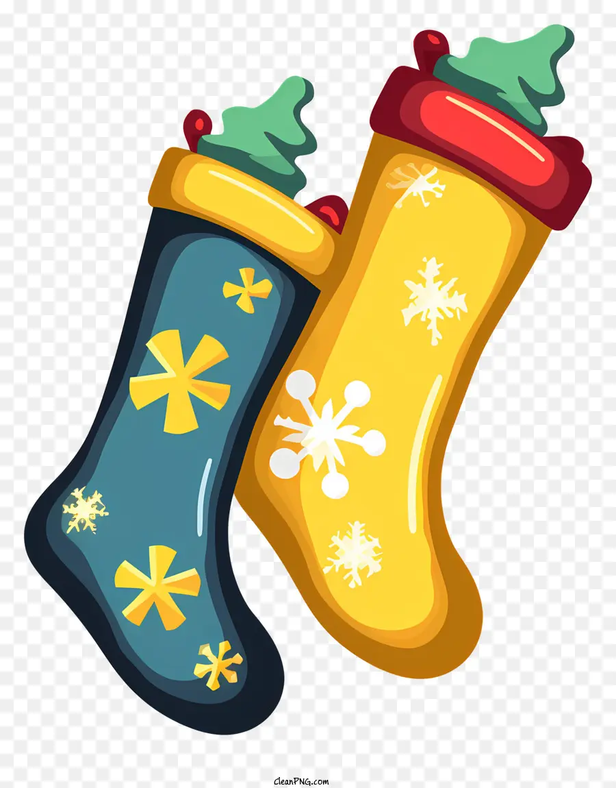 คริสมาสต์ถุงเท้า，ถุงเท้าต้นคริสต์มาส PNG