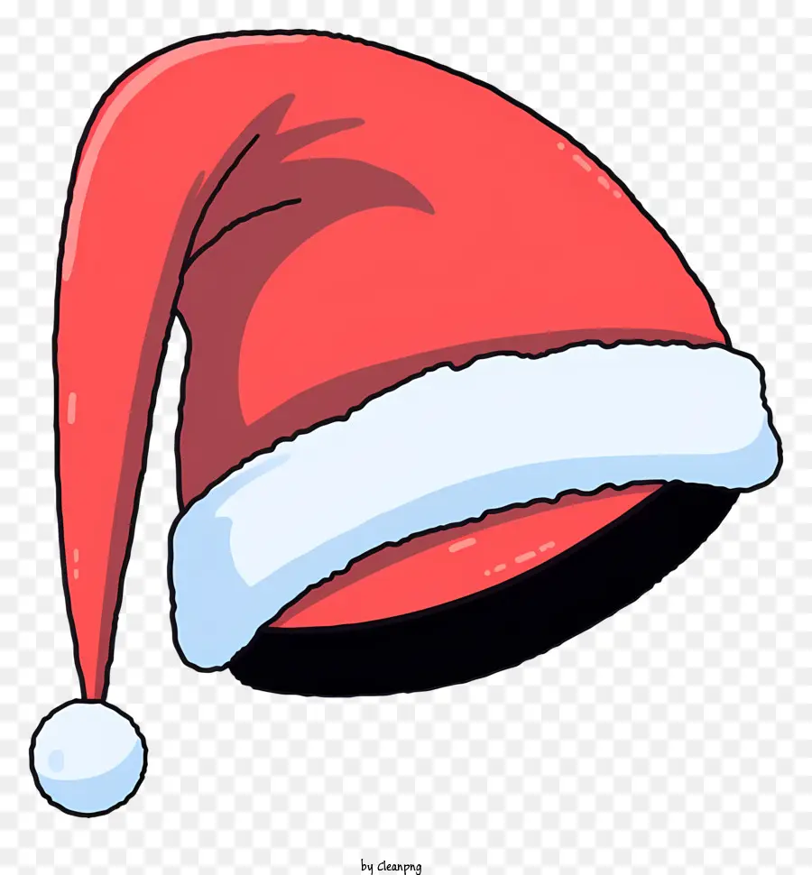 แค่หมวกซานต้าใบเดียว，หมวกซานต้าสีแดง PNG