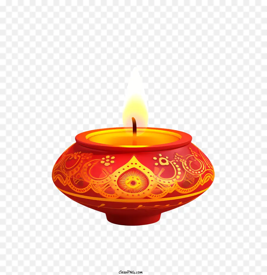 โคมไฟ Diwali，เทียน PNG