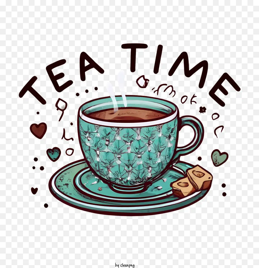 เวลาน้ำชา，ชา Cuppa PNG