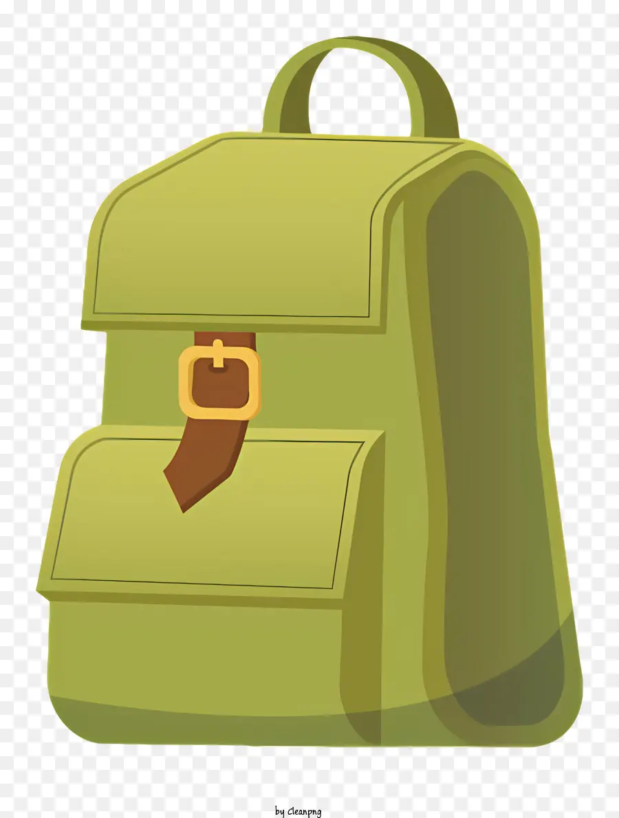 กระเป๋าสีเขียว，กระเป๋าเป้สะพายหลังผ้าใบ PNG