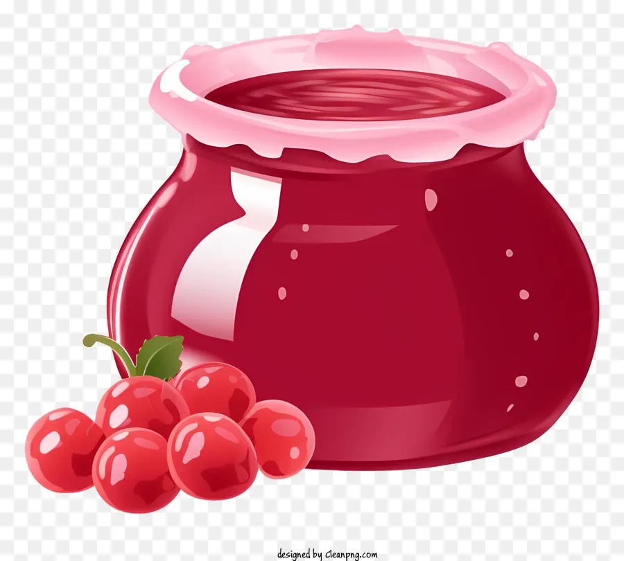 น้ำเชื่อมสีแดง，Cranberries PNG