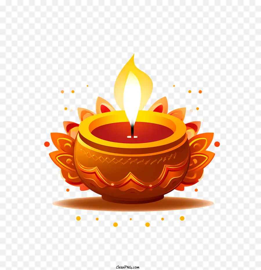 โคมไฟ Diwali，เทียน PNG