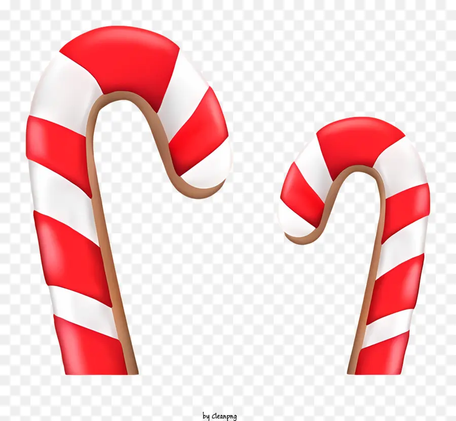 Candy Canes，สีแดง PNG