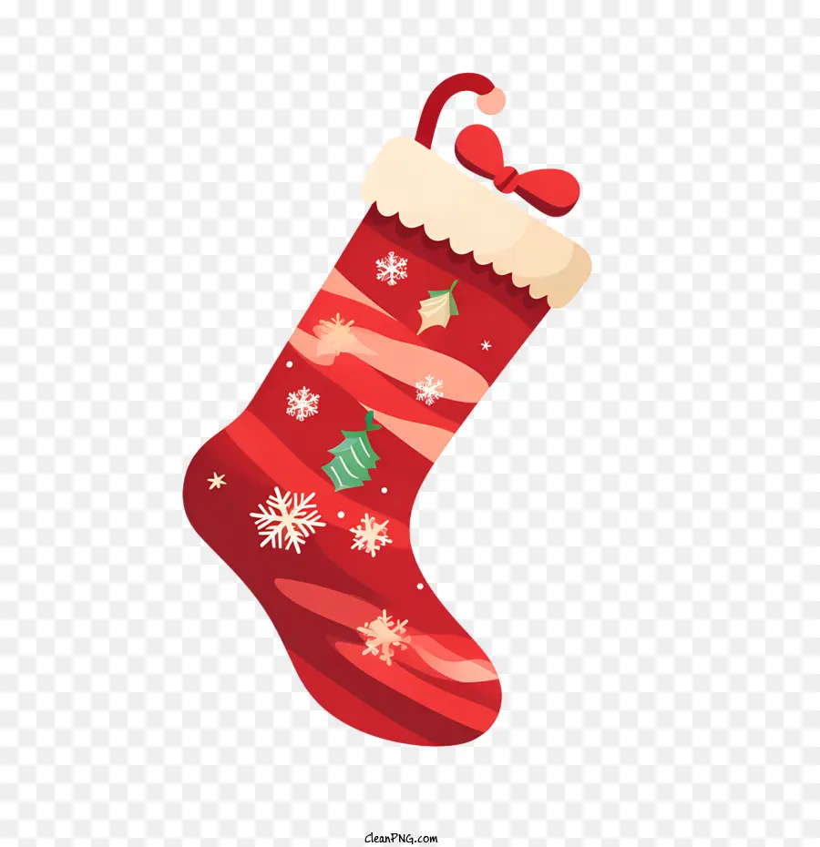 คริสมาสต์ถุงเท้า，ถุงเท้าสีแดง PNG