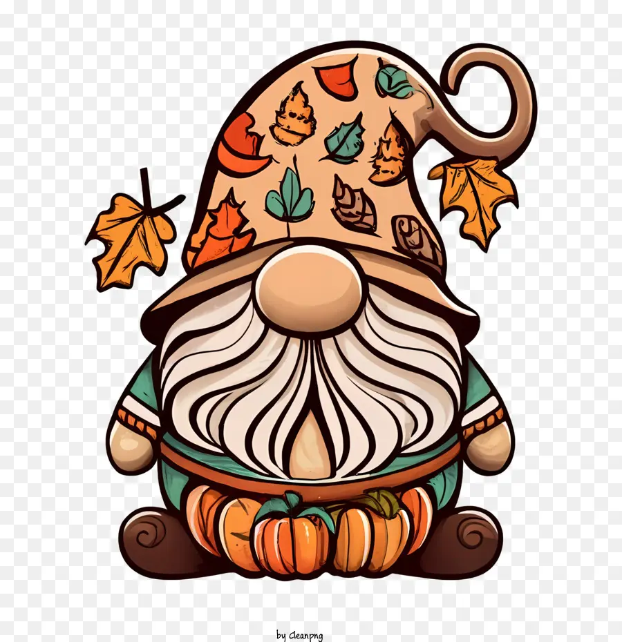 Fall Gnome，Gnome ในฤดูใบไม้ร่วง PNG