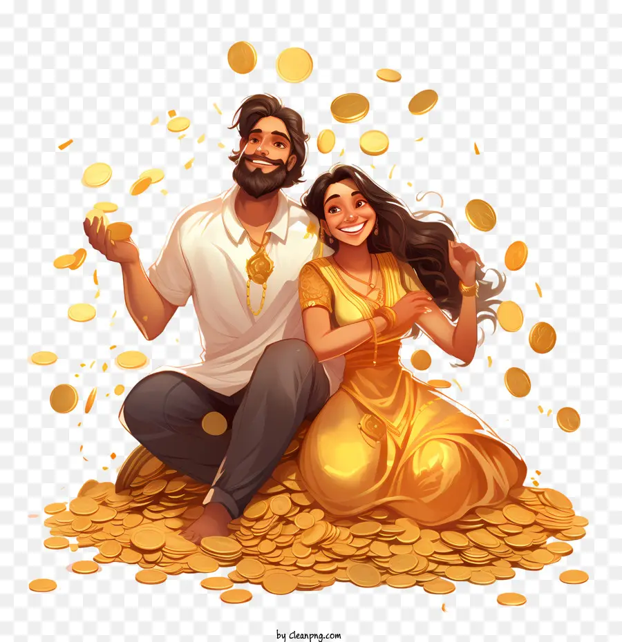 Dhanteras，คู่กับเหรียญทอง PNG