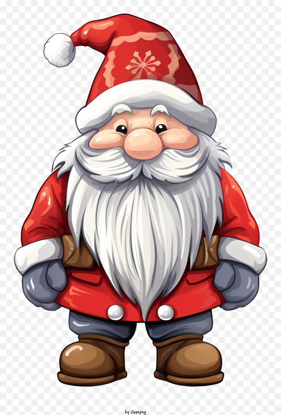 ซานต้าคลอส，ซานตาคลอสสไตล์การ์ตูน PNG