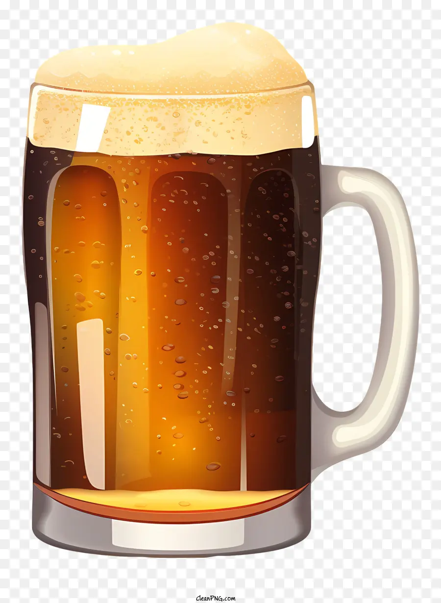 เบียร์แก้ว，โฟม PNG