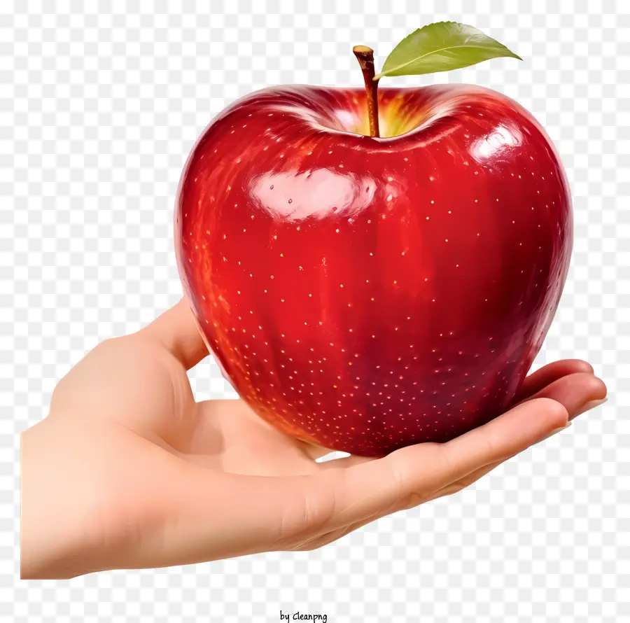 แอปเปิ้ลสีแดง，ดำบนพื้นหลัง PNG