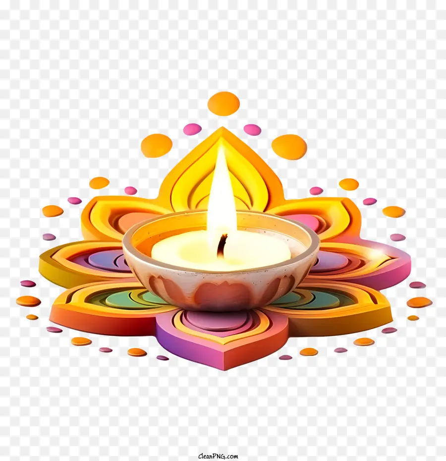 Diwali ให้，โคมไฟ Diya PNG