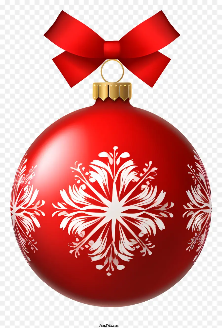 คริสมาสต์ Ornament，ตกแต่งสีแดงและสีขาว PNG