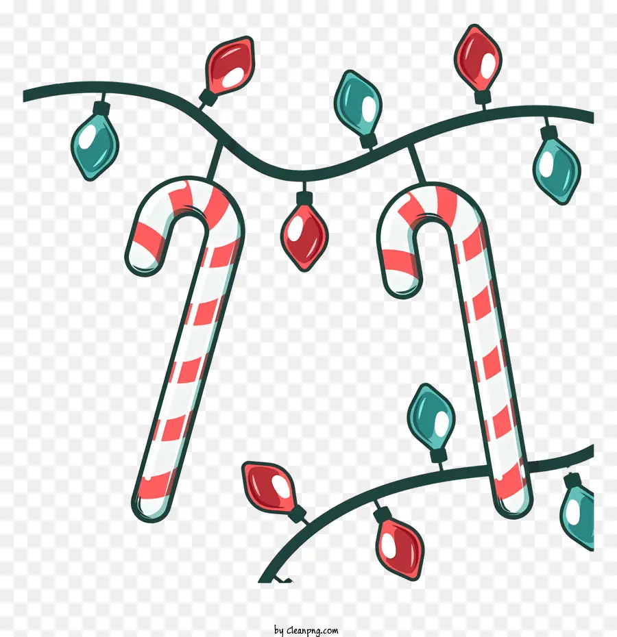 Candy Canes，แสงไฟ PNG