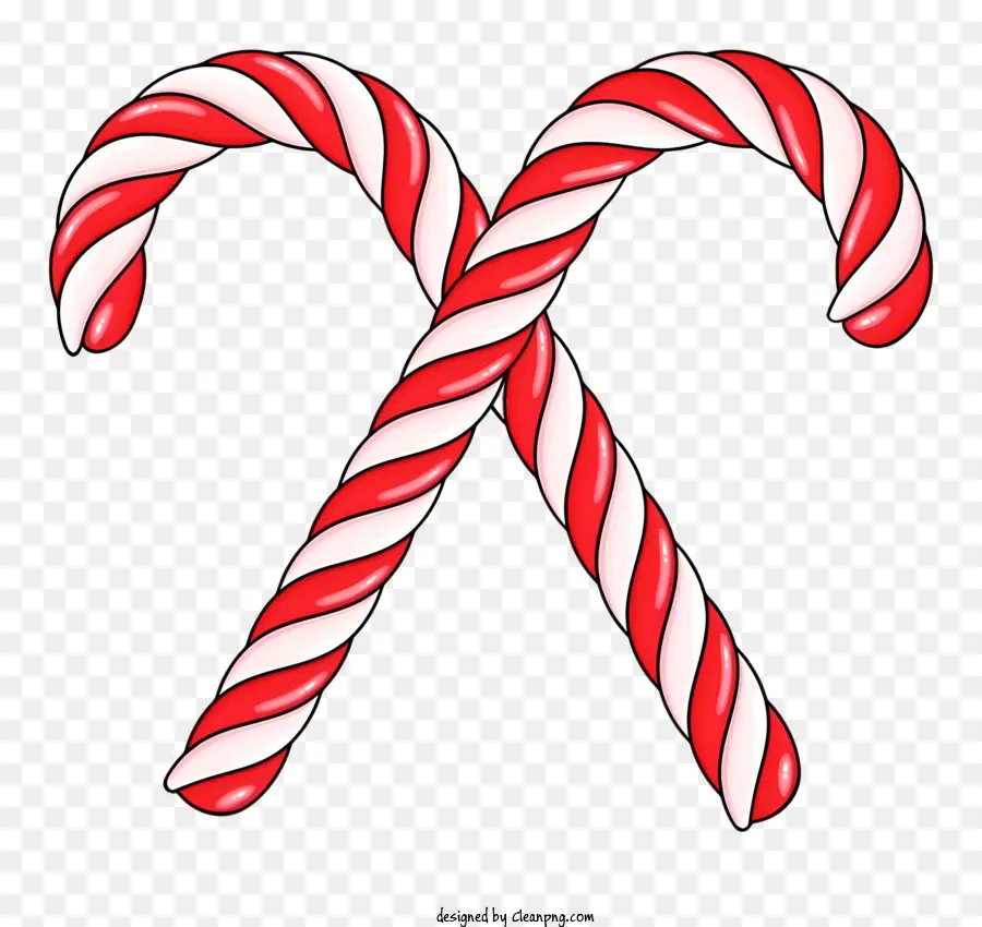 Candy Canes，ขนม PNG