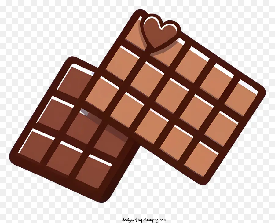 ช็อคโกแลตแท่ง，ช็อคโกแลตรูปหัวใจ PNG