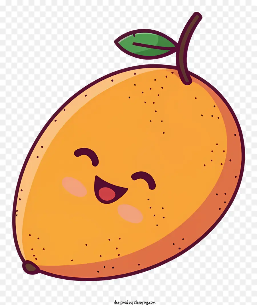 ยิ้ม Mango，การ์ตูนปัก Mango PNG