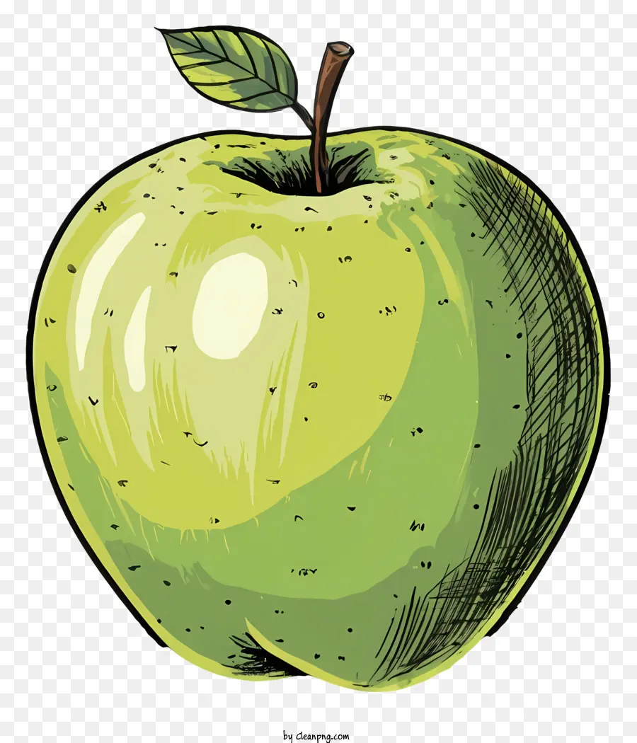 แอปเปิ้ลสีเขียว，แอปเปิ้ลมันวาว PNG