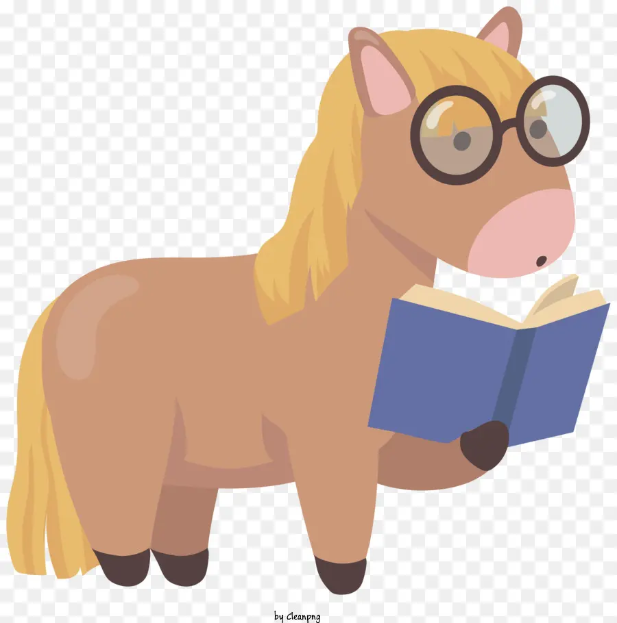 แว่นตาสวมม้า，การอ่านม้า PNG