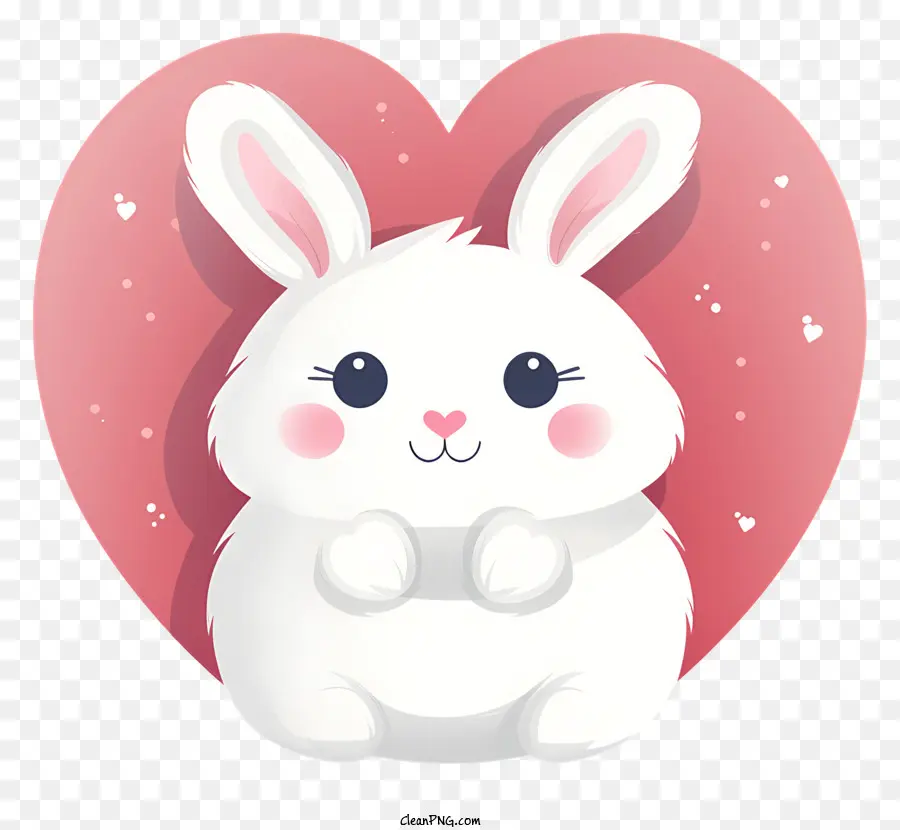 น่ารักขาวกระต่าย，ยิ้มกระต่าย PNG
