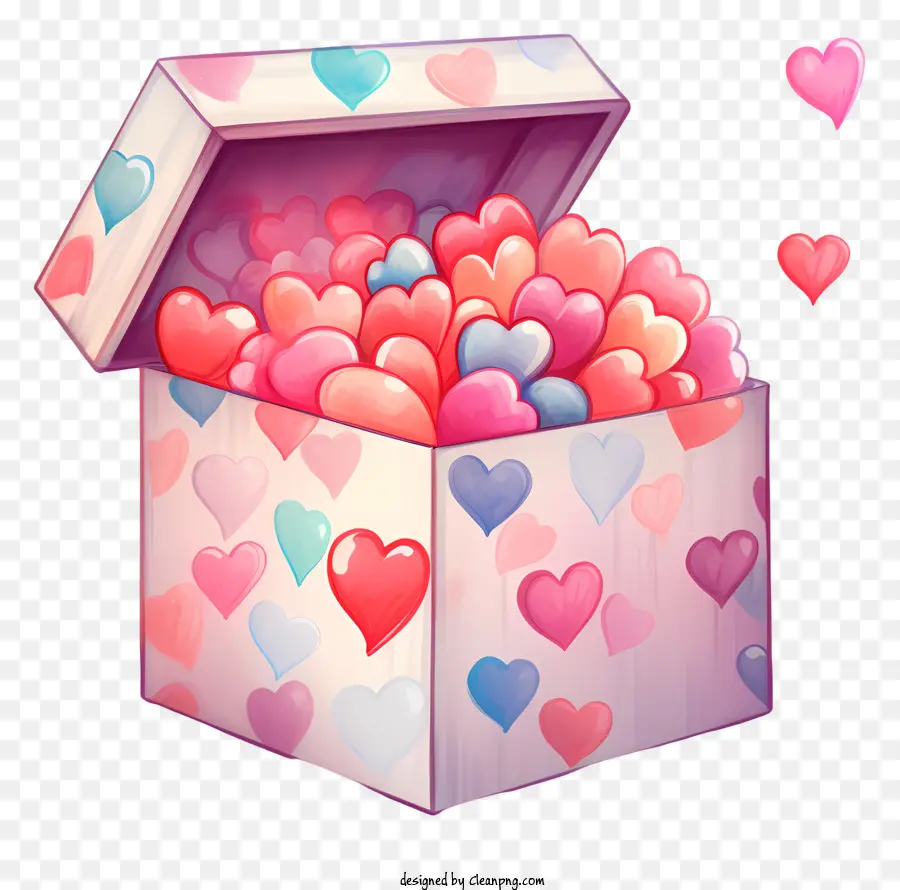 Heartshaped กล่อง，วัตถุที่มีรูปหัวใจสีชมพู PNG