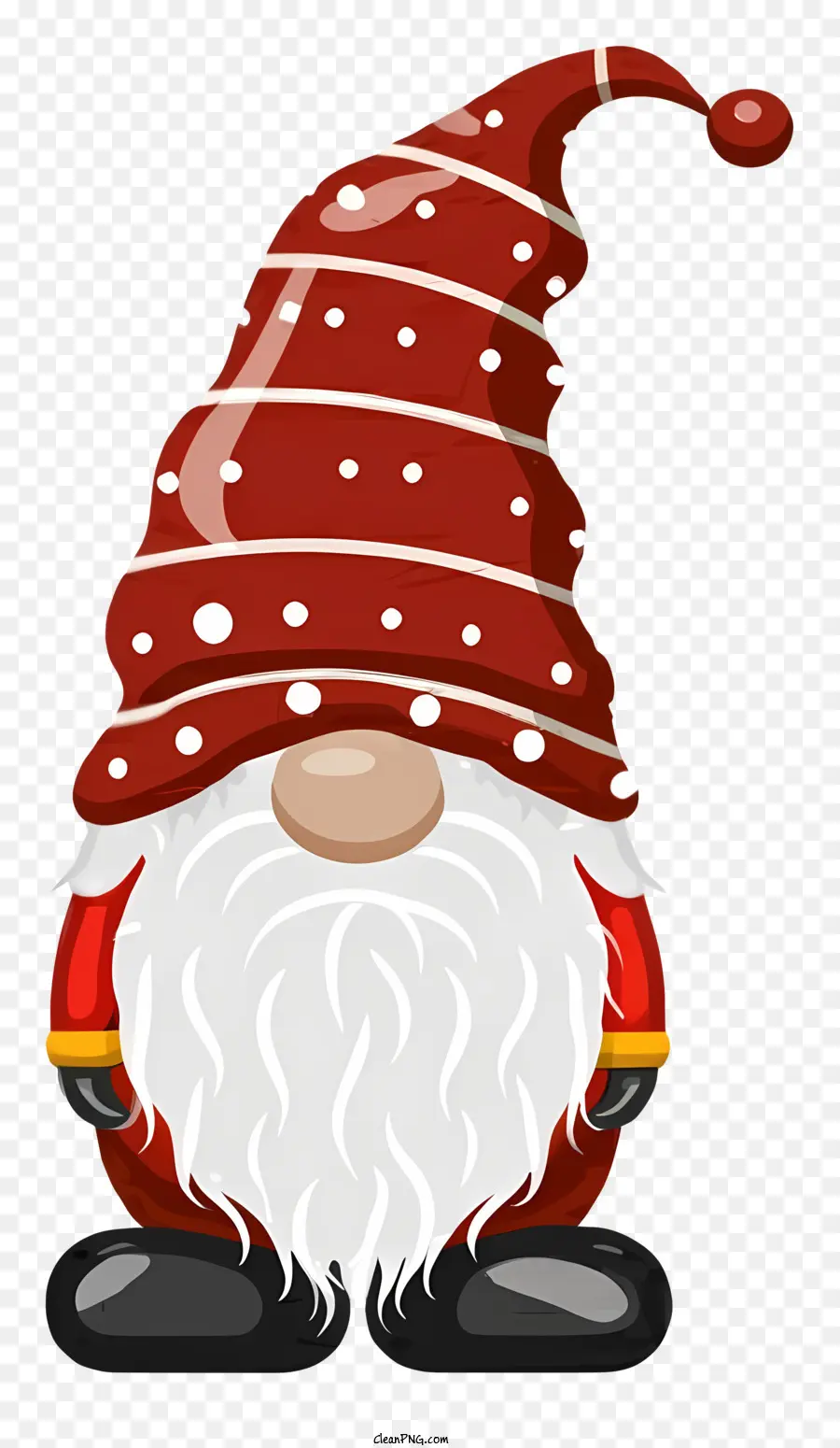 Gnome สีแดงและสีขาว，สีแดงและสีขาวหมวก PNG