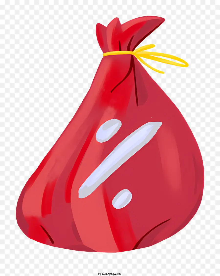 กระเป๋าสีแดง，สีขาวป้ายกำกับ PNG