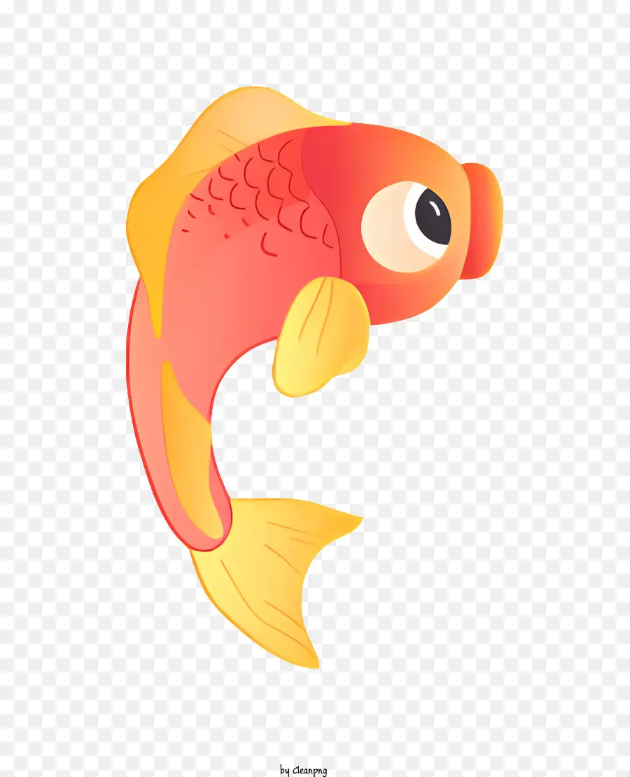 การ์ตูนปักปลา，แดงปลา PNG
