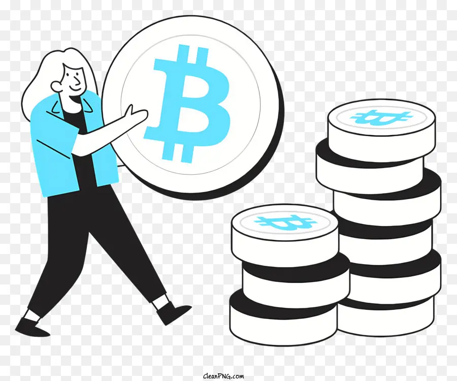 Bitcoin，เหรียญ Bitcoin PNG