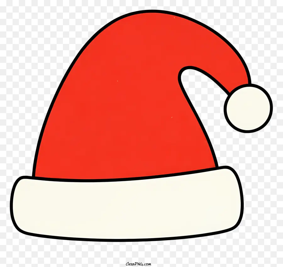 หมวกซานต้าส，หมวกแดง PNG