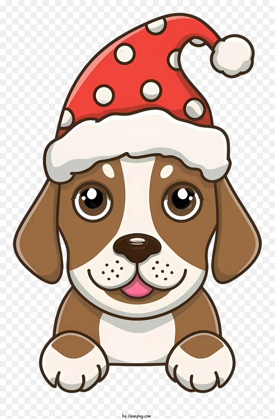 น่ารักสุนัข，ซานต้าคลอสหมวก PNG