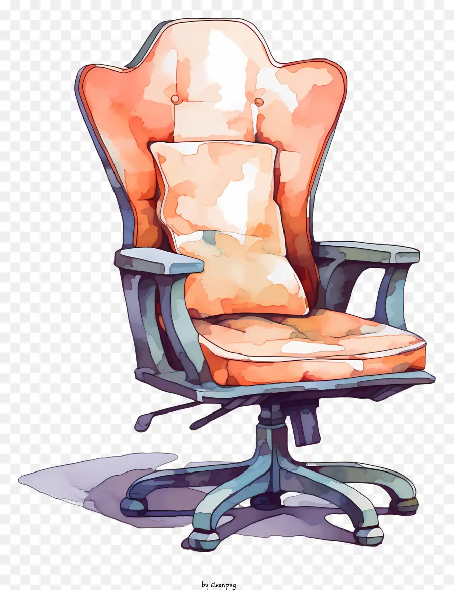 เครื่องหนังเก้าอี้，เก้าอี้หนังสีน้ำตาล PNG