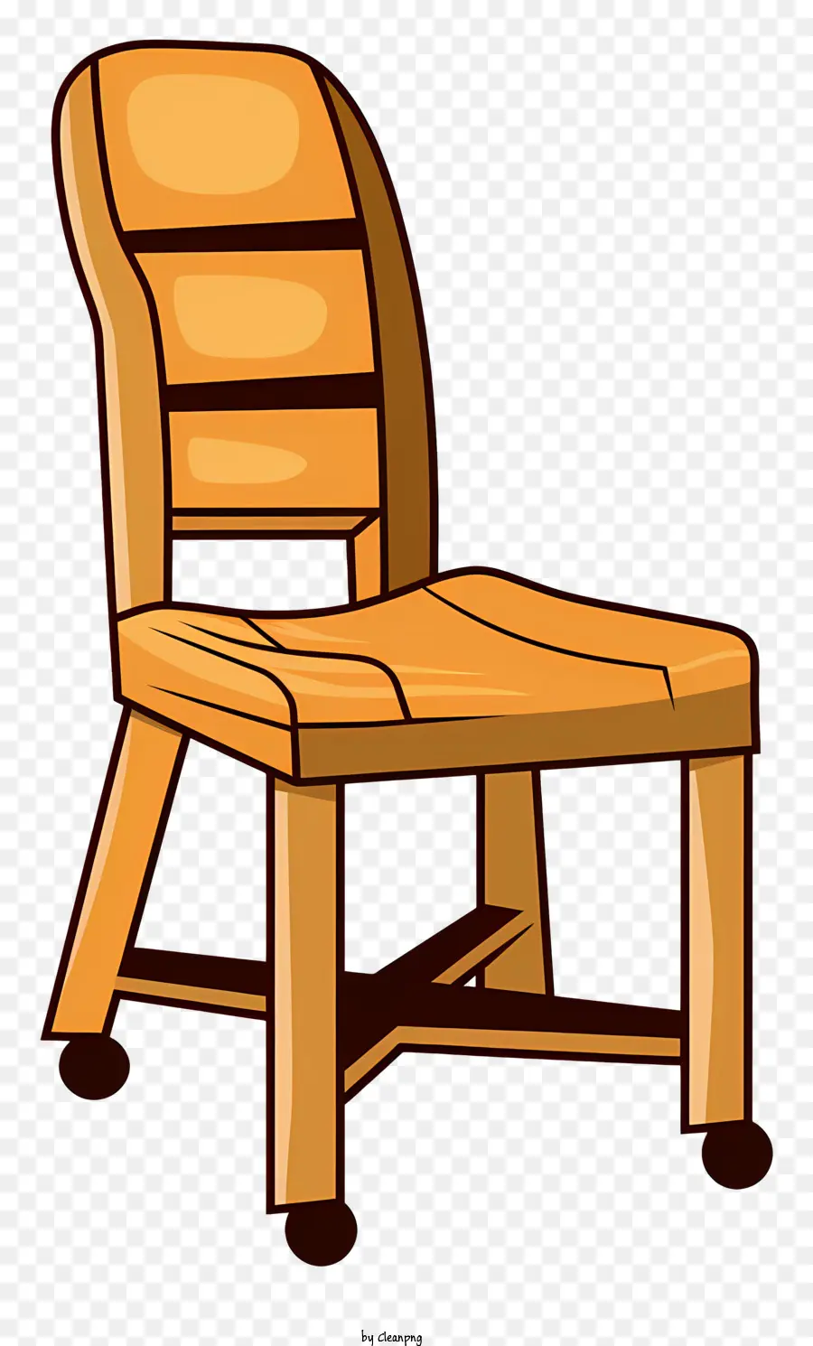 ไม้เก้าอี้，ผิวสีน้ำตาลอ่อน PNG