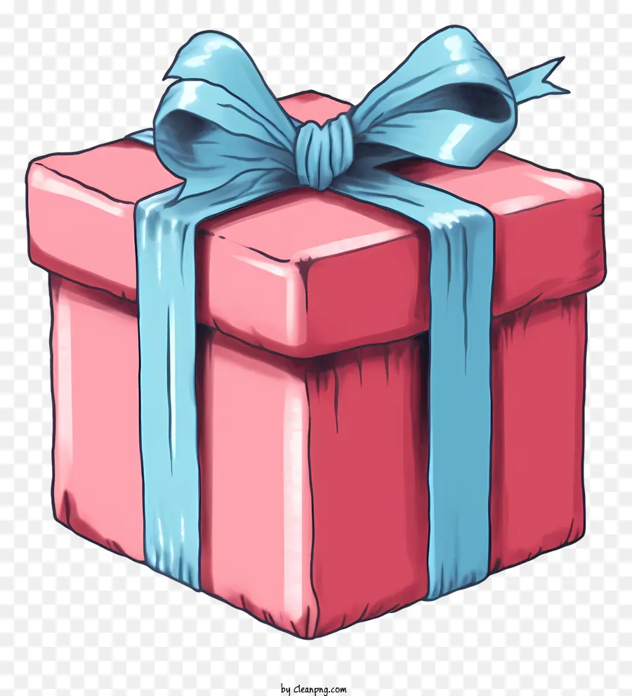 กล่องของขวัญ，กระดาษกล่องสีชมพู PNG