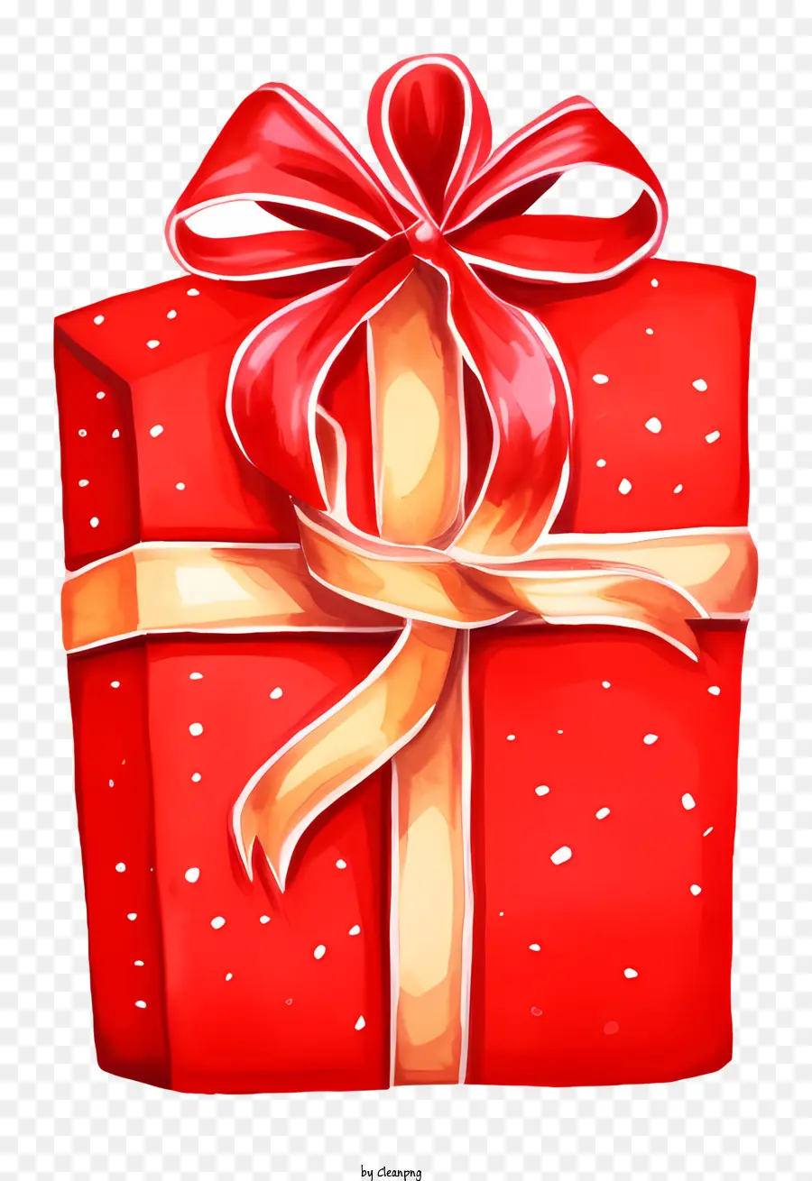 สีแดงของขวัญกล่อง，กล่องของขวัญพร้อมธนู PNG
