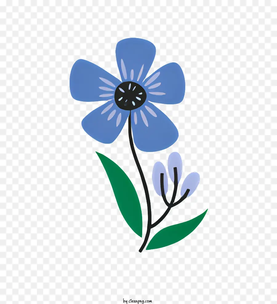 สีน้ำเงินดอกไม้，กลีบดอก PNG