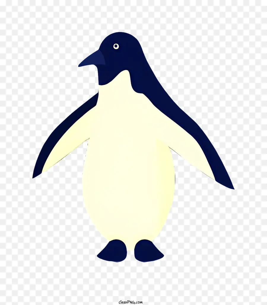สีน้ำเงินกเพนกวินตบเพนกวิน，ขาหลัง PNG