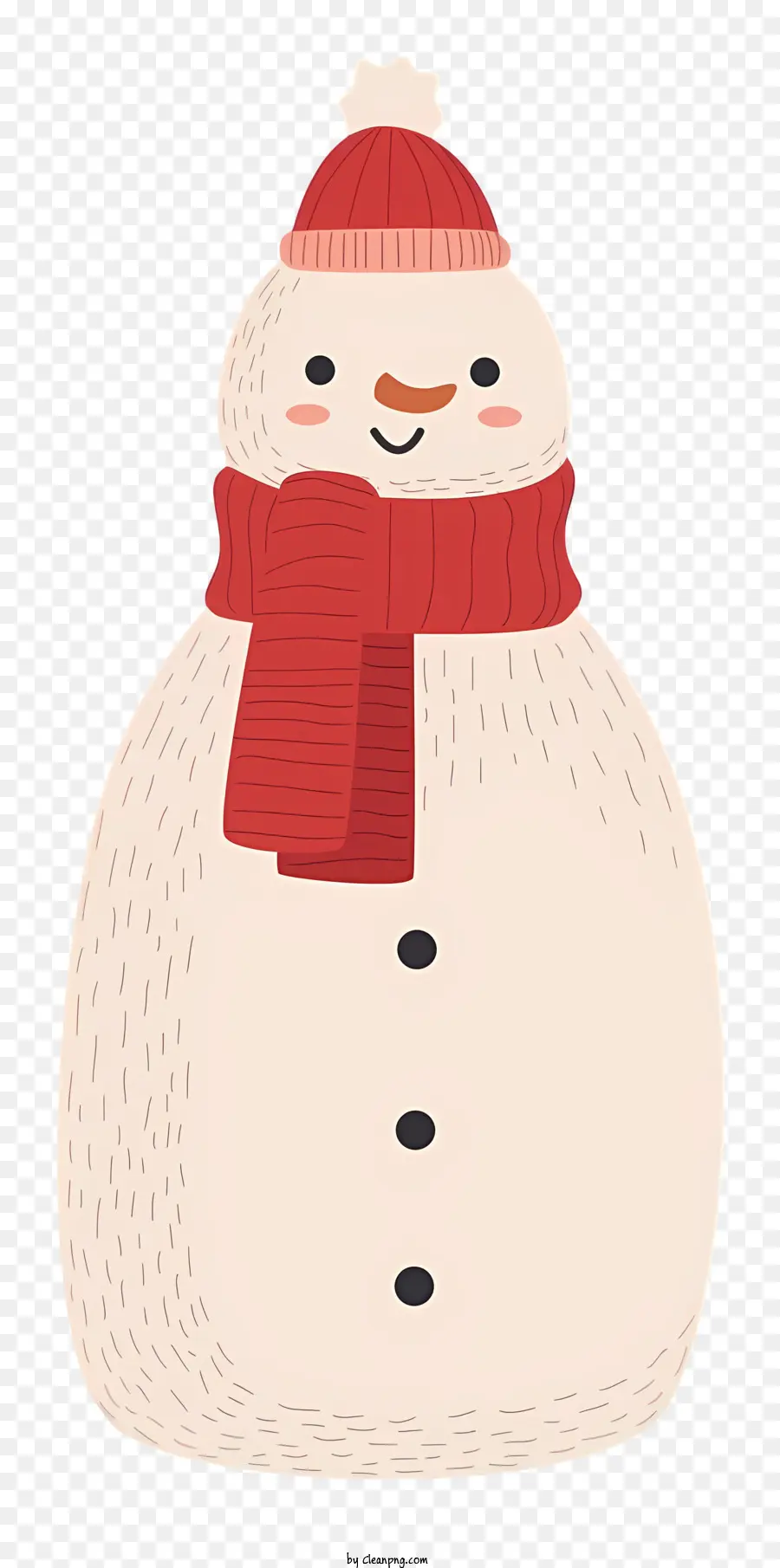 เจ้าตุ๊กตาหิมะ，ผ้าพันคอแดง PNG