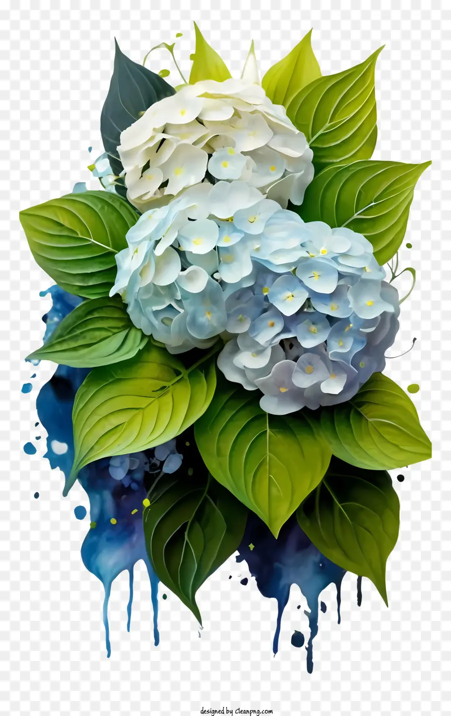 ภาพวาด，ช่อดอกไม้ PNG