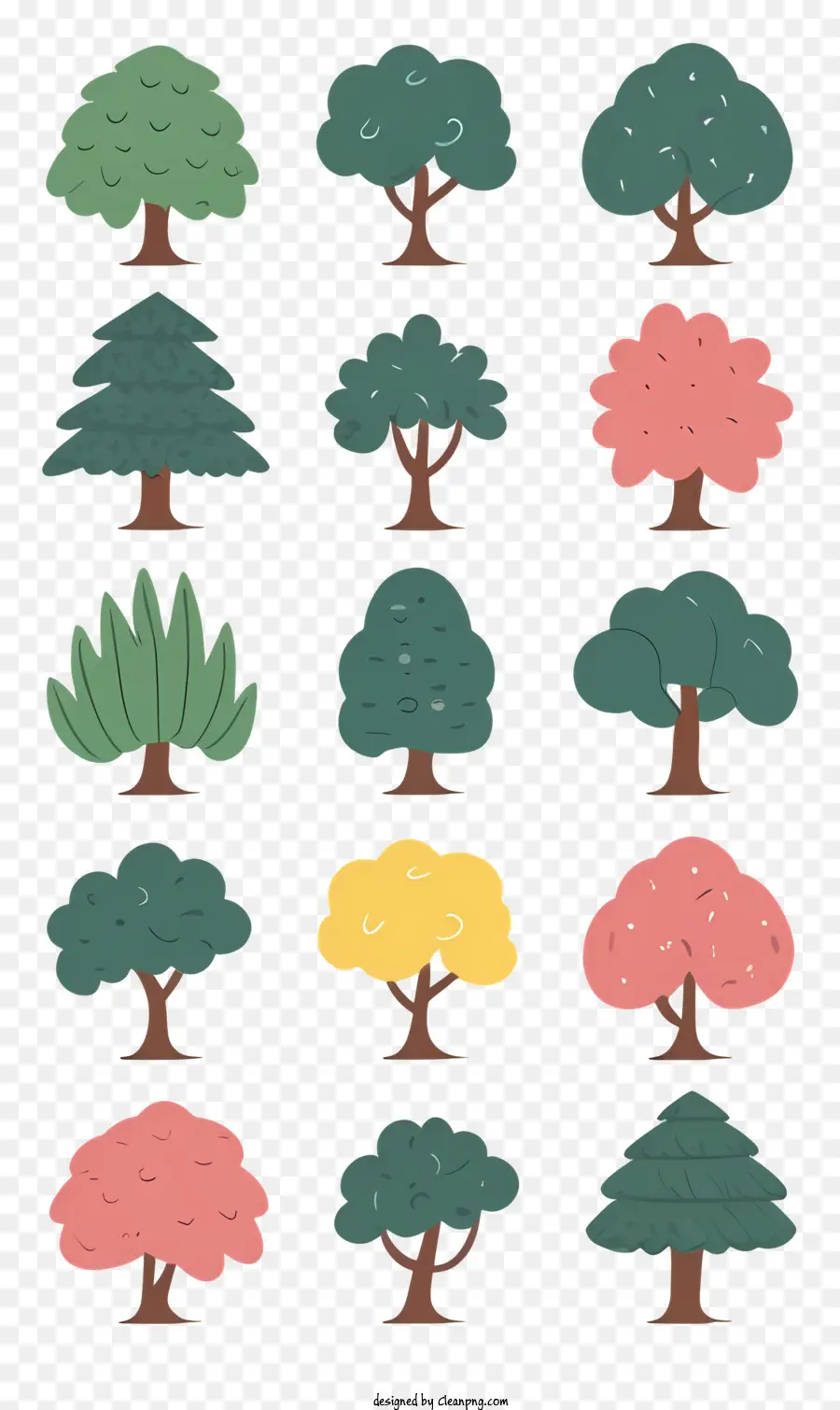 การออกแบบต้นไม้，ต้นไม้โอ๊ค PNG