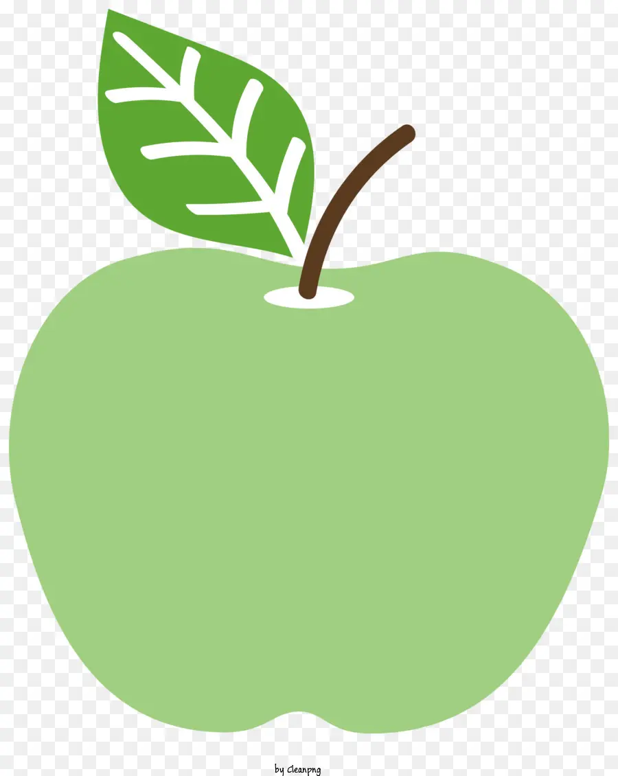 แอปเปิ้ลสีเขียว，ใบบนแอปเปิ้ล PNG