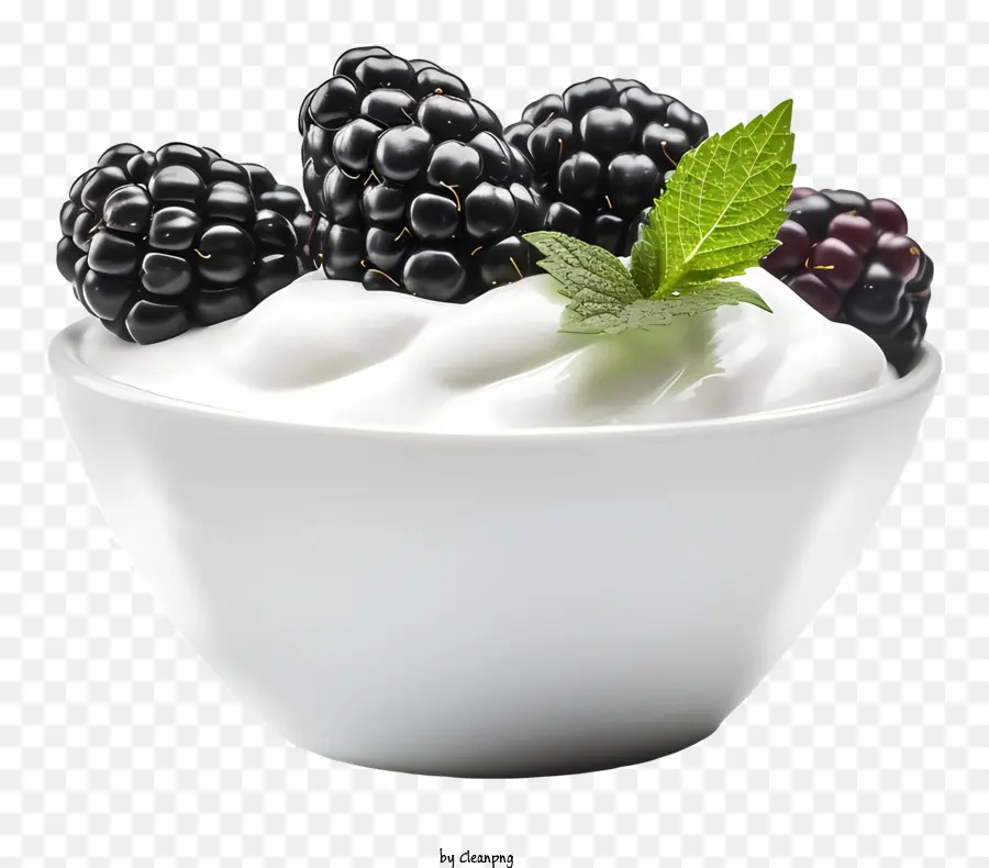 Blackberries，ซอสสีขาวครีม PNG