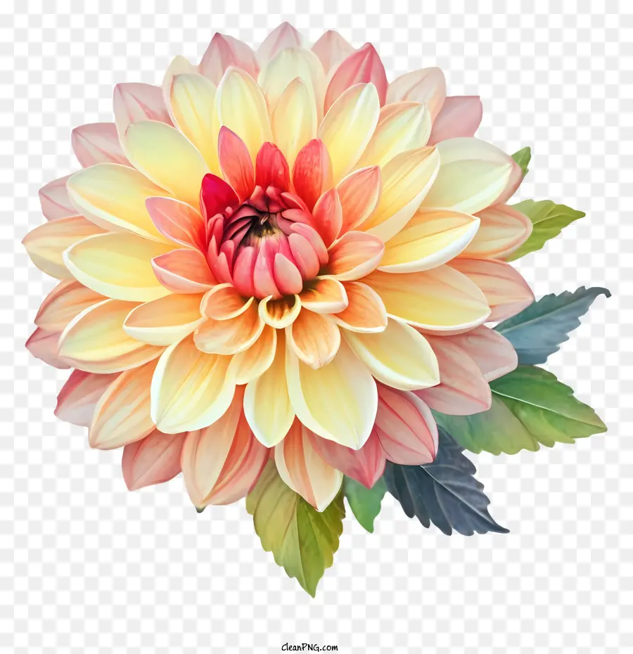 ดอกไม้ Dahlia，ดอกไม้สีแดง PNG