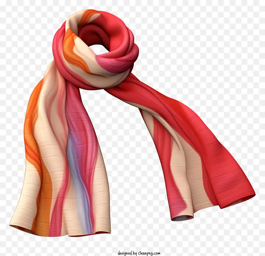 Striped ผ้าพันคอ，ผ้าพันคอแดง PNG