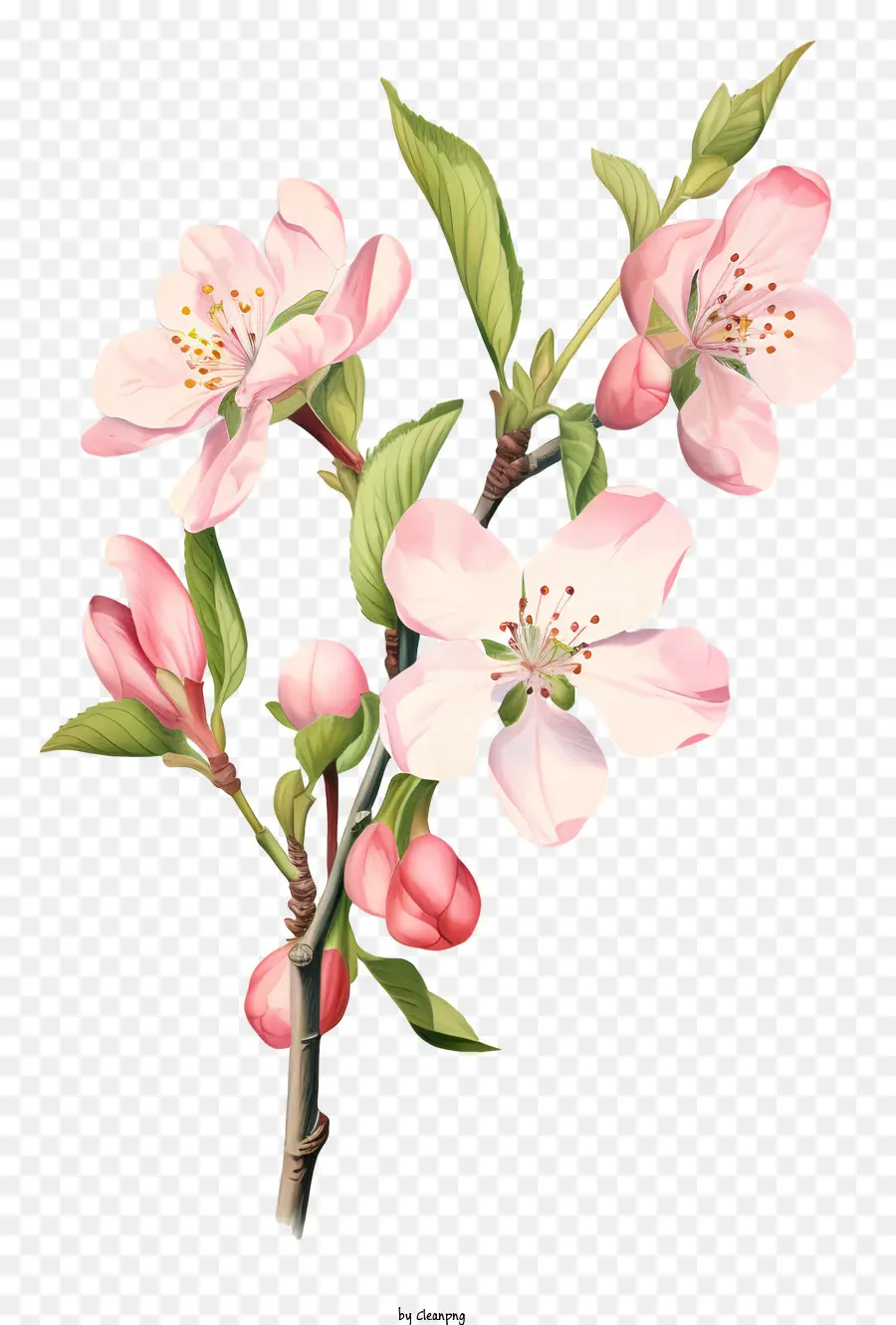 เชอร์รี่ Blossoms，ดอกไม้สีชมพู PNG
