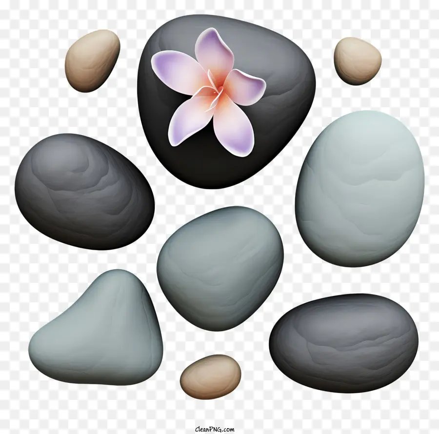 หินสีเทา，ก้อนหินสีดำ PNG